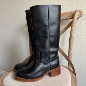 Frye Campus 14L Boots Jet black
